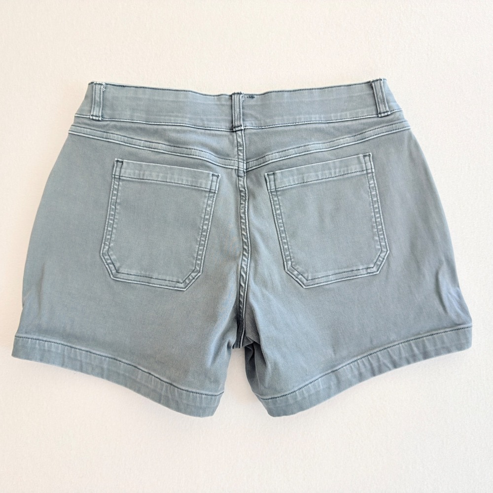 Spanx Stretch Twill Shorts  Bundle of 2 Beige and slate Size Med - Picture 10 of 12